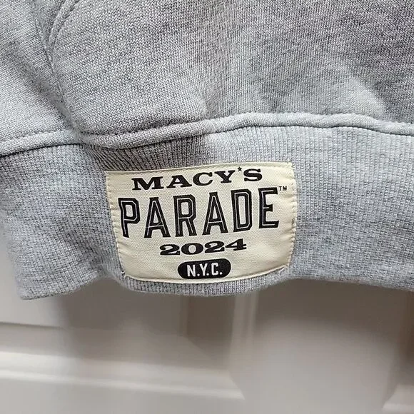 Disney Minnie Mouse Macy's Thanksgiving Day Parade 2024 Hoodie Women's XS Gray - Picture 4 of 10